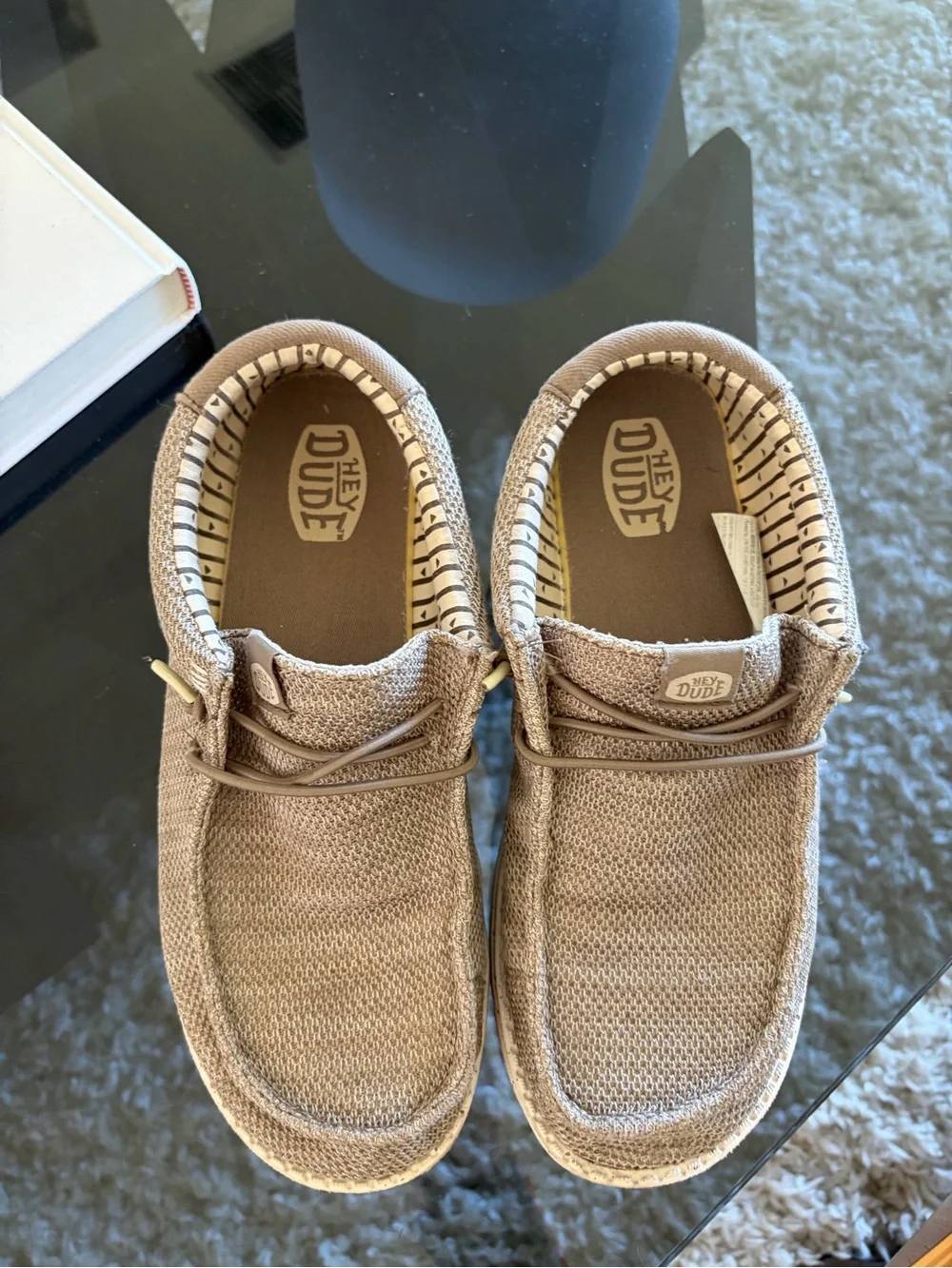 Casual kids’ Canvas Slip-On Shoes in Taupe